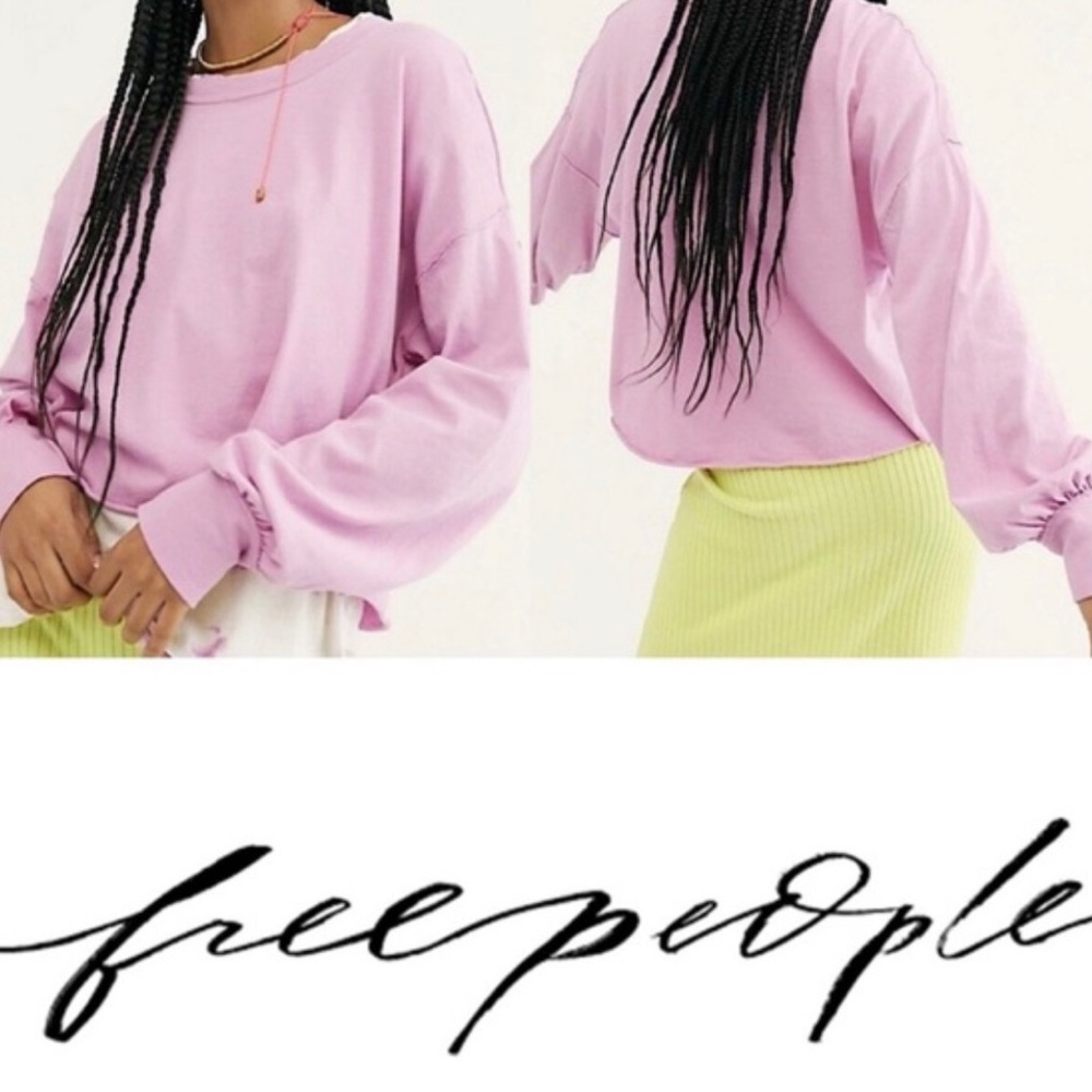Free People long sleeve crop
